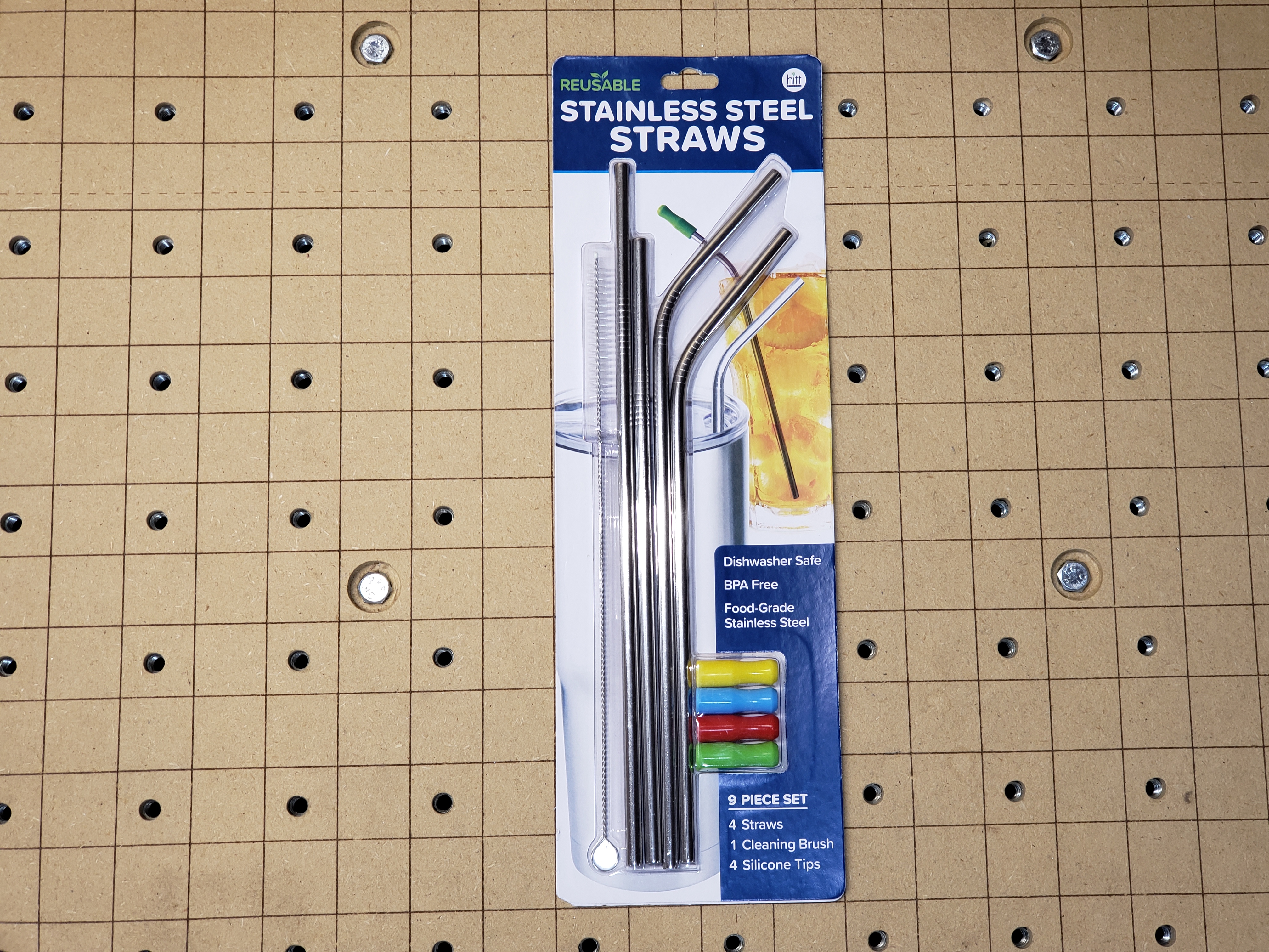 Acclaim Air Assist Nozzle Stainless Steel Drinking Straws